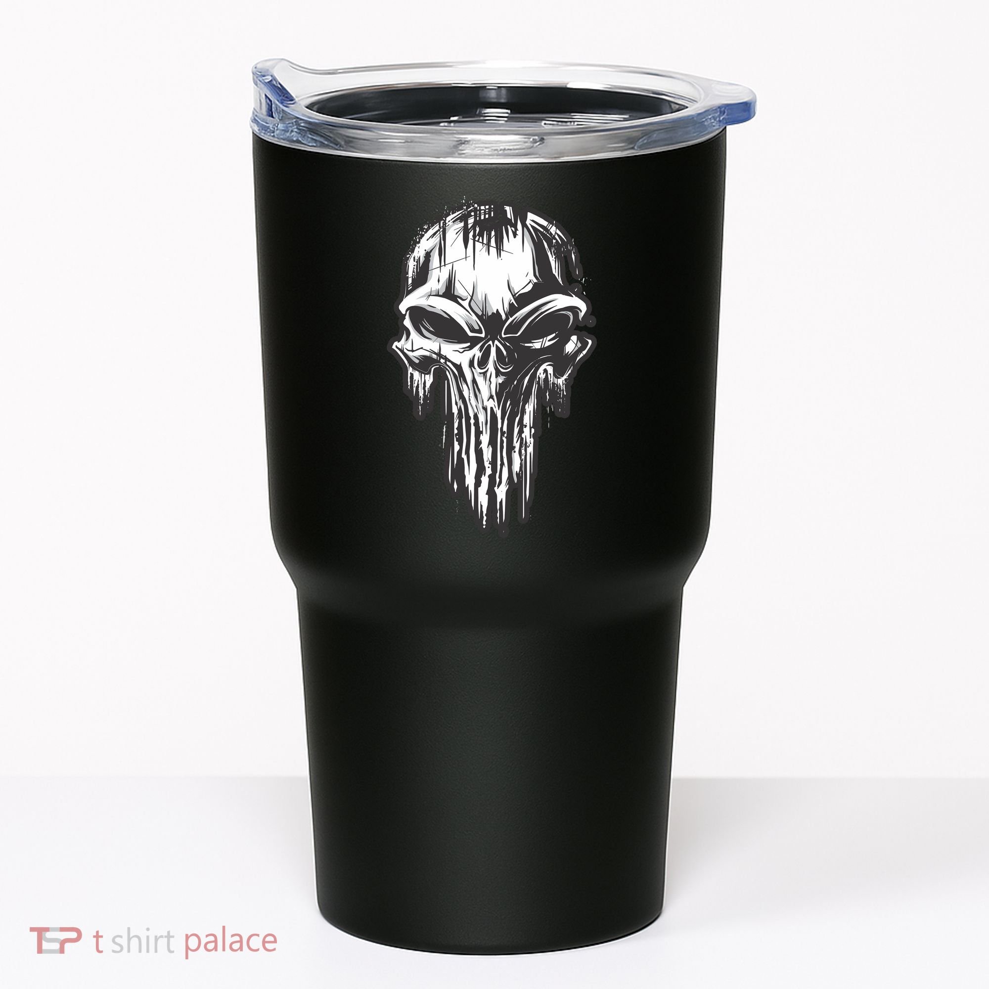Military Grunge Skull Tumbler