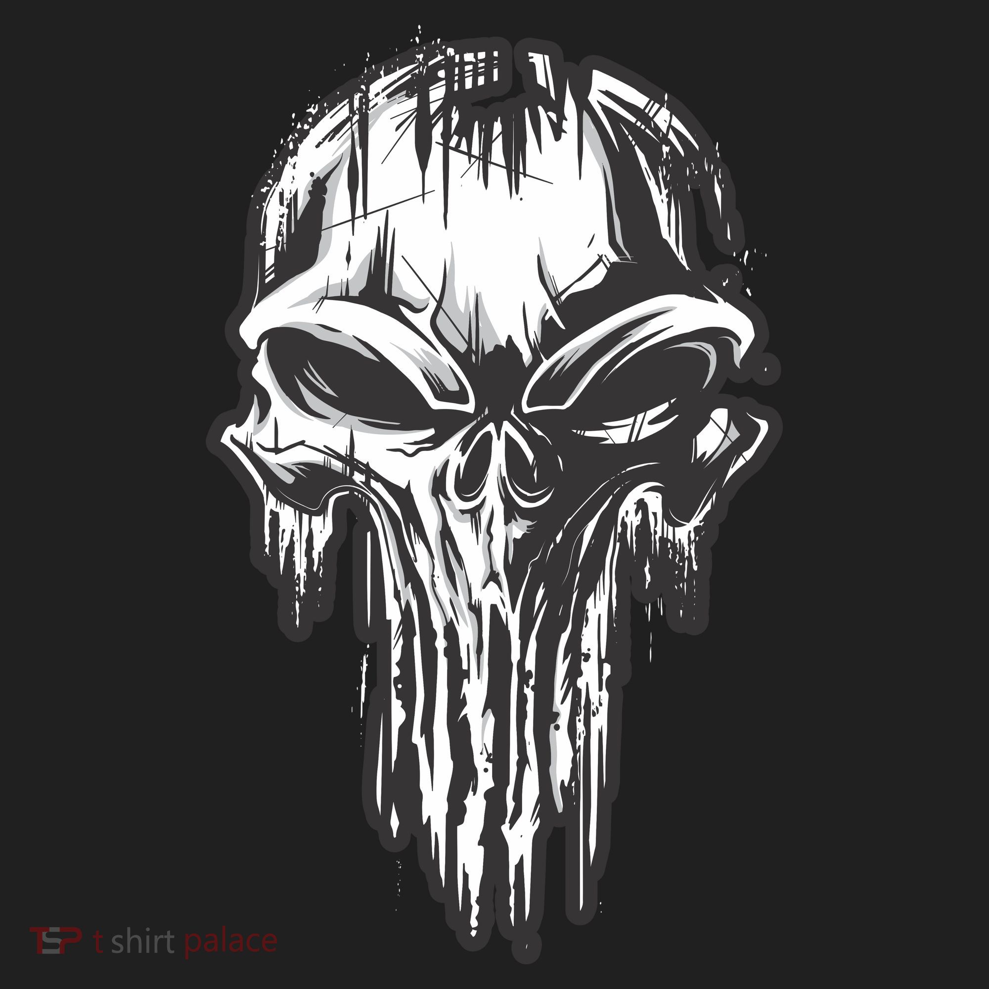 Military Grunge Skull Tumbler
