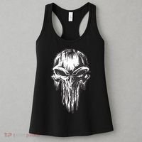 Military Grunge Skull Women's Tank Top thumb 3