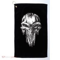 Military Grunge Skull Golf Towel thumb 0