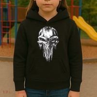 Military Grunge Skull Kids Hoodie thumb 3