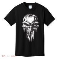 Military Grunge Skull Kids T-Shirt thumb 0