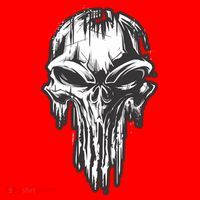 Military Grunge Skull Santa Hat thumb 1