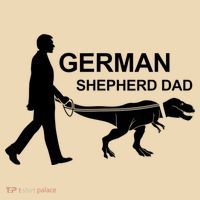 Mens German Shepherd Dad Dinosaur GSD Owners Funny Father's Day Tote Bag thumb 4