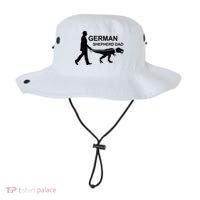 Mens German Shepherd Dad Dinosaur GSD Owners Funny Father's Day Bucket Hat thumb 0