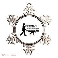 Mens German Shepherd Dad Dinosaur GSD Owners Funny Father's Day Ornament thumb 0