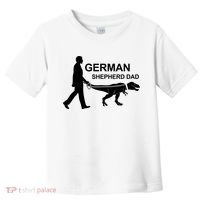 Mens German Shepherd Dad Dinosaur GSD Owners Funny Father's Day Toddler T-Shirt thumb 0