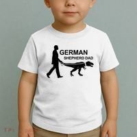 Mens German Shepherd Dad Dinosaur GSD Owners Funny Father's Day Toddler T-Shirt thumb 2