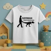 Mens German Shepherd Dad Dinosaur GSD Owners Funny Father's Day Toddler T-Shirt thumb 3