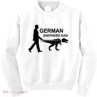 Mens German Shepherd Dad Dinosaur GSD Owners Funny Father's Day Kids Sweatshirt thumb 0