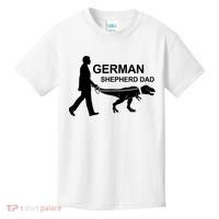 Mens German Shepherd Dad Dinosaur GSD Owners Funny Father's Day Kids T-Shirt thumb 0