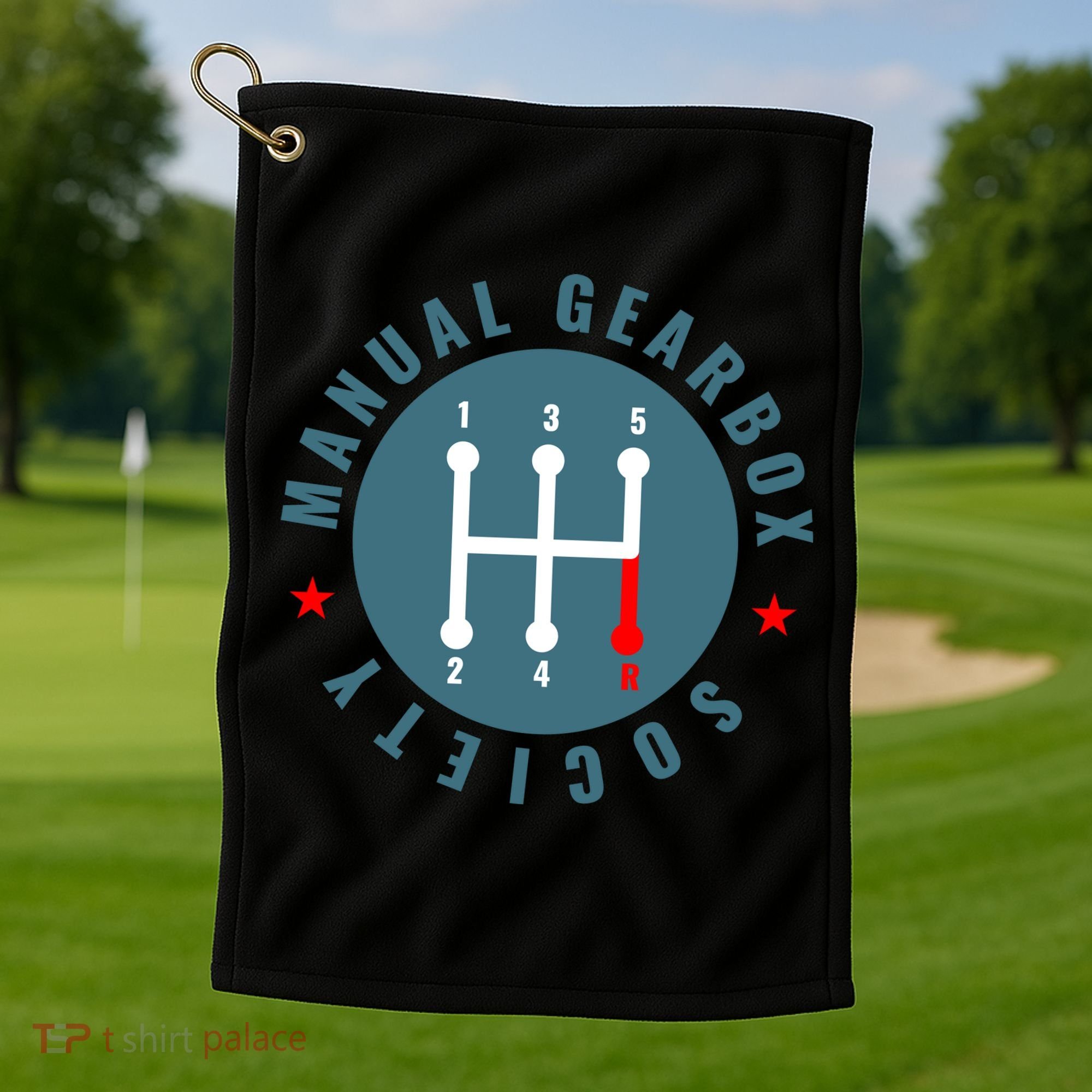 Manual Gearbox Society Golf Towel