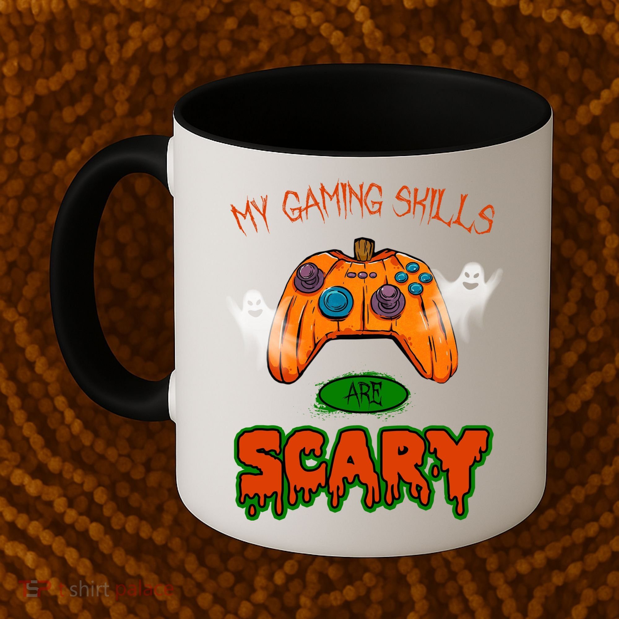 My Game Skills Are Scary Funny Gamer Halloween Coffee Mug