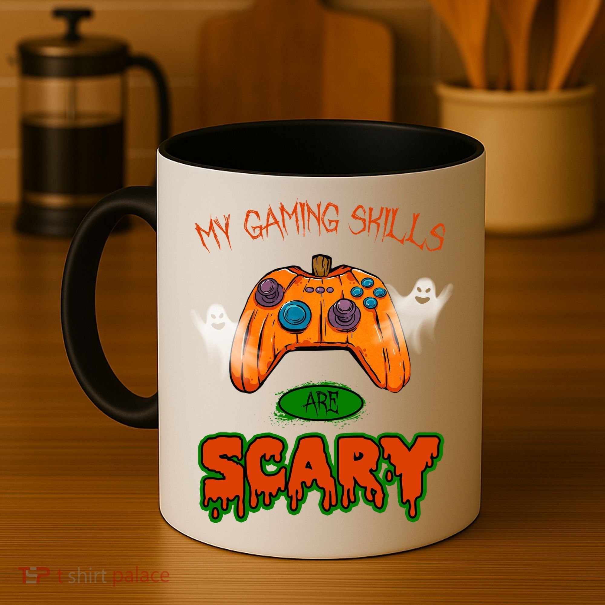My Game Skills Are Scary Funny Gamer Halloween Coffee Mug