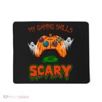 My Game Skills Are Scary Funny Gamer Halloween Mousepad thumb 0