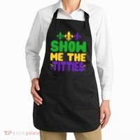 Mardi Gras Show Me The Titties Apron thumb 2