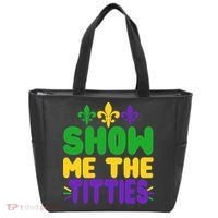 Mardi Gras Show Me The Titties Tote Bag thumb 0