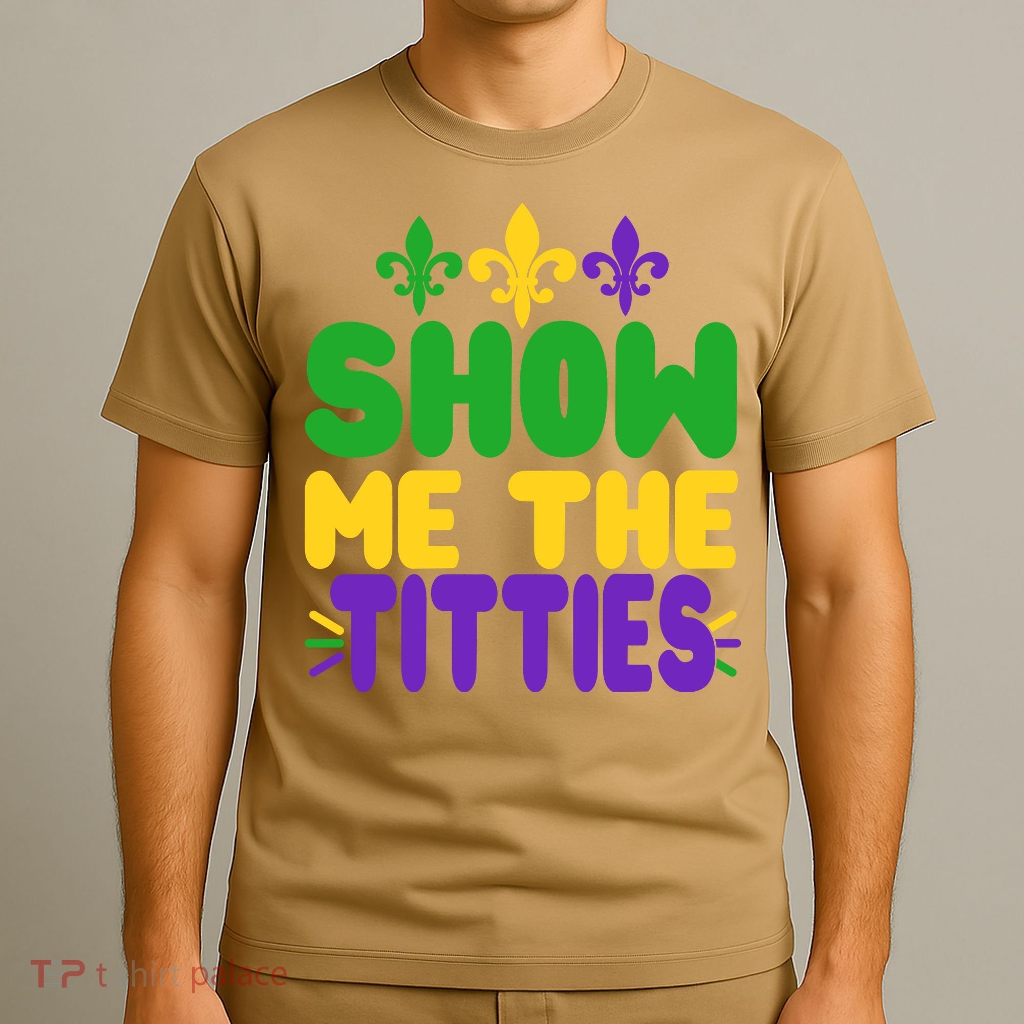 Mardi Gras Show Me The Titties T-Shirt