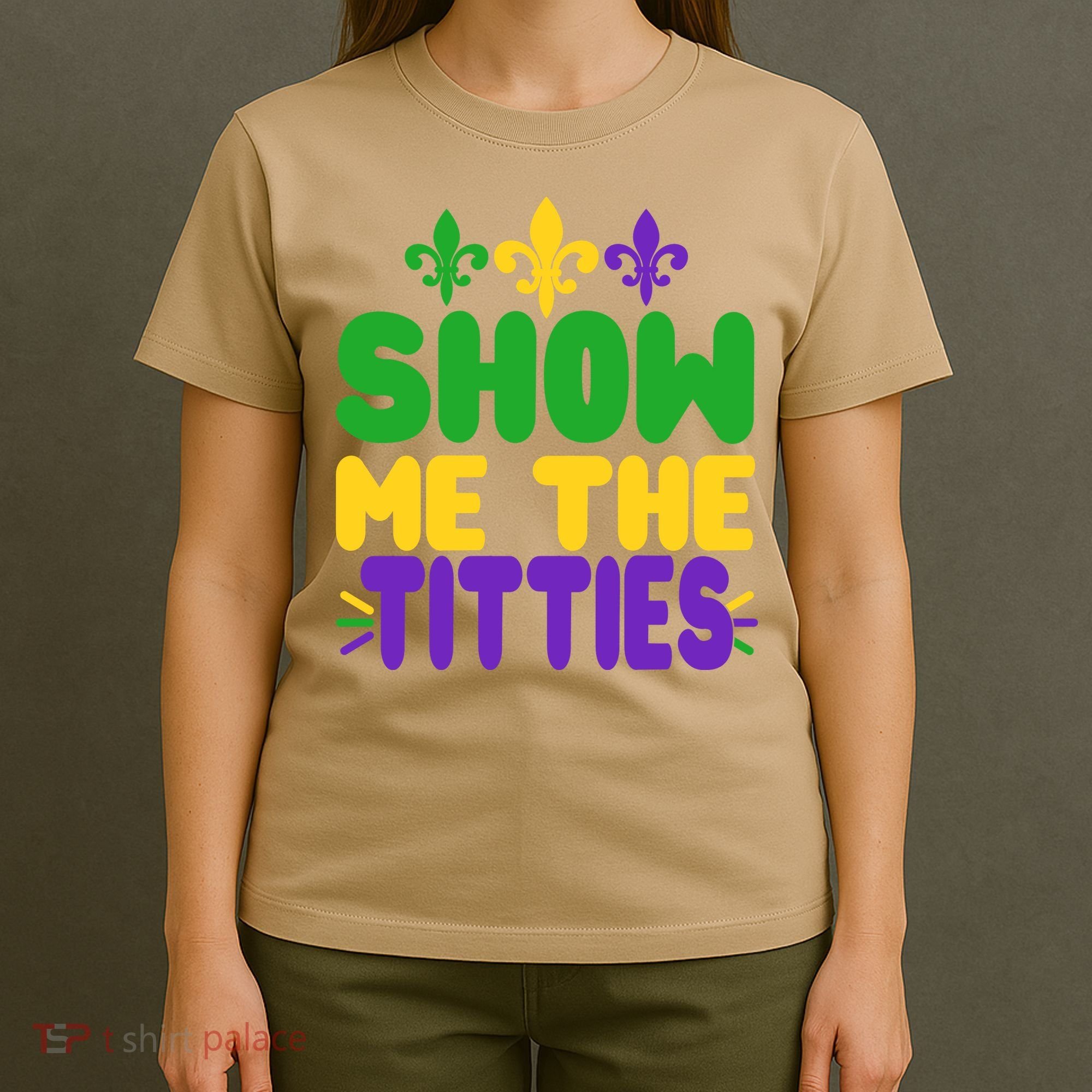 Mardi Gras Show Me The Titties T-Shirt