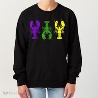 Mardi Gras Shirt, Craw Fish , Mardi Gras Outfit Women's Sweatshirt thumb 0