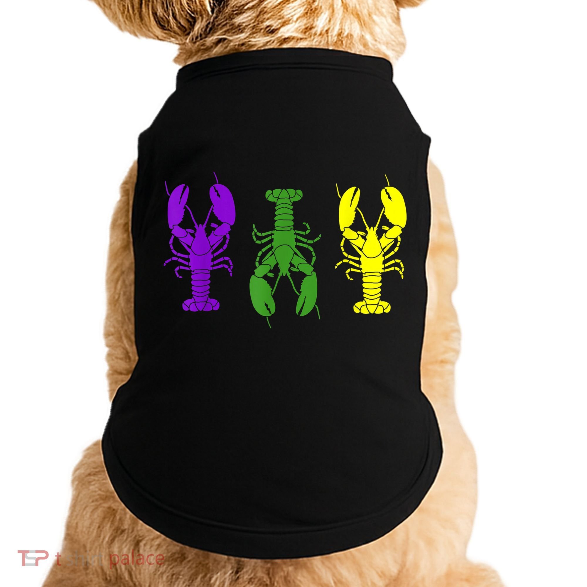 Mardi Gras Shirt, Craw Fish , Mardi Gras Outfit Doggie Tank