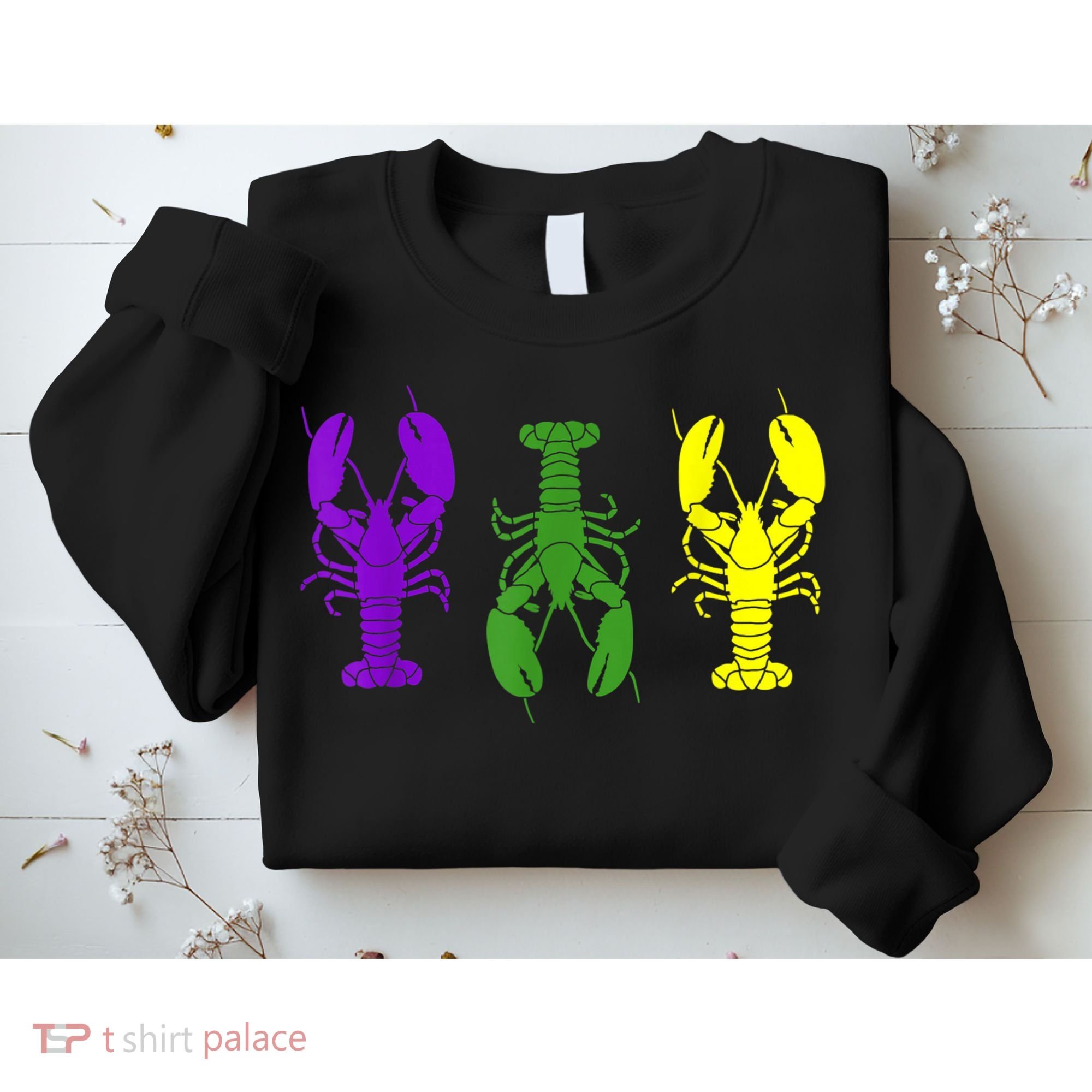 Mardi Gras Shirt, Craw Fish , Mardi Gras Outfit Sweatshirt