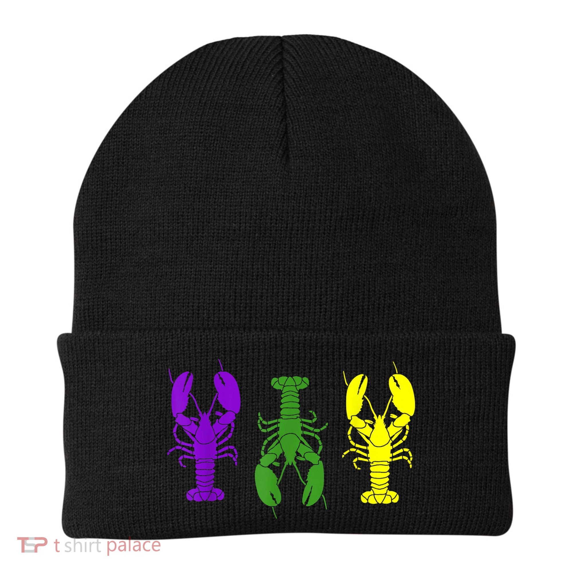 Mardi Gras Shirt, Craw Fish , Mardi Gras Outfit Beanie
