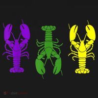Mardi Gras Shirt, Craw Fish , Mardi Gras Outfit Coaster thumb 2