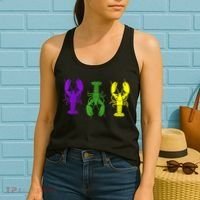 Mardi Gras Shirt, Craw Fish , Mardi Gras Outfit Women's Tank Top thumb 2