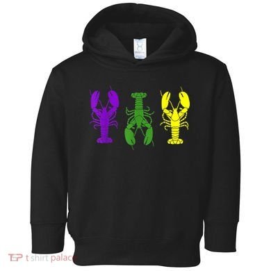 Mardi Gras Shirt, Craw Fish , Mardi Gras Outfit Toddler Hoodie