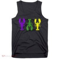 Mardi Gras Shirt, Craw Fish , Mardi Gras Outfit Tank Top thumb 0