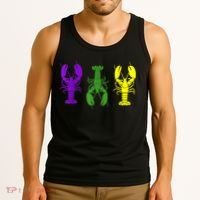 Mardi Gras Shirt, Craw Fish , Mardi Gras Outfit Tank Top thumb 3