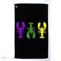 Mardi Gras Shirt, Craw Fish , Mardi Gras Outfit Golf Towel thumb 0