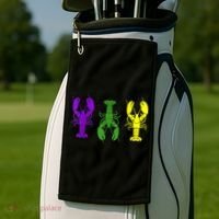 Mardi Gras Shirt, Craw Fish , Mardi Gras Outfit Golf Towel thumb 2