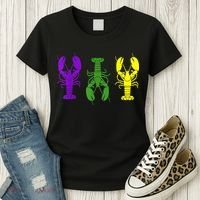 Mardi Gras Shirt, Craw Fish , Mardi Gras Outfit Women's T-Shirt thumb 3