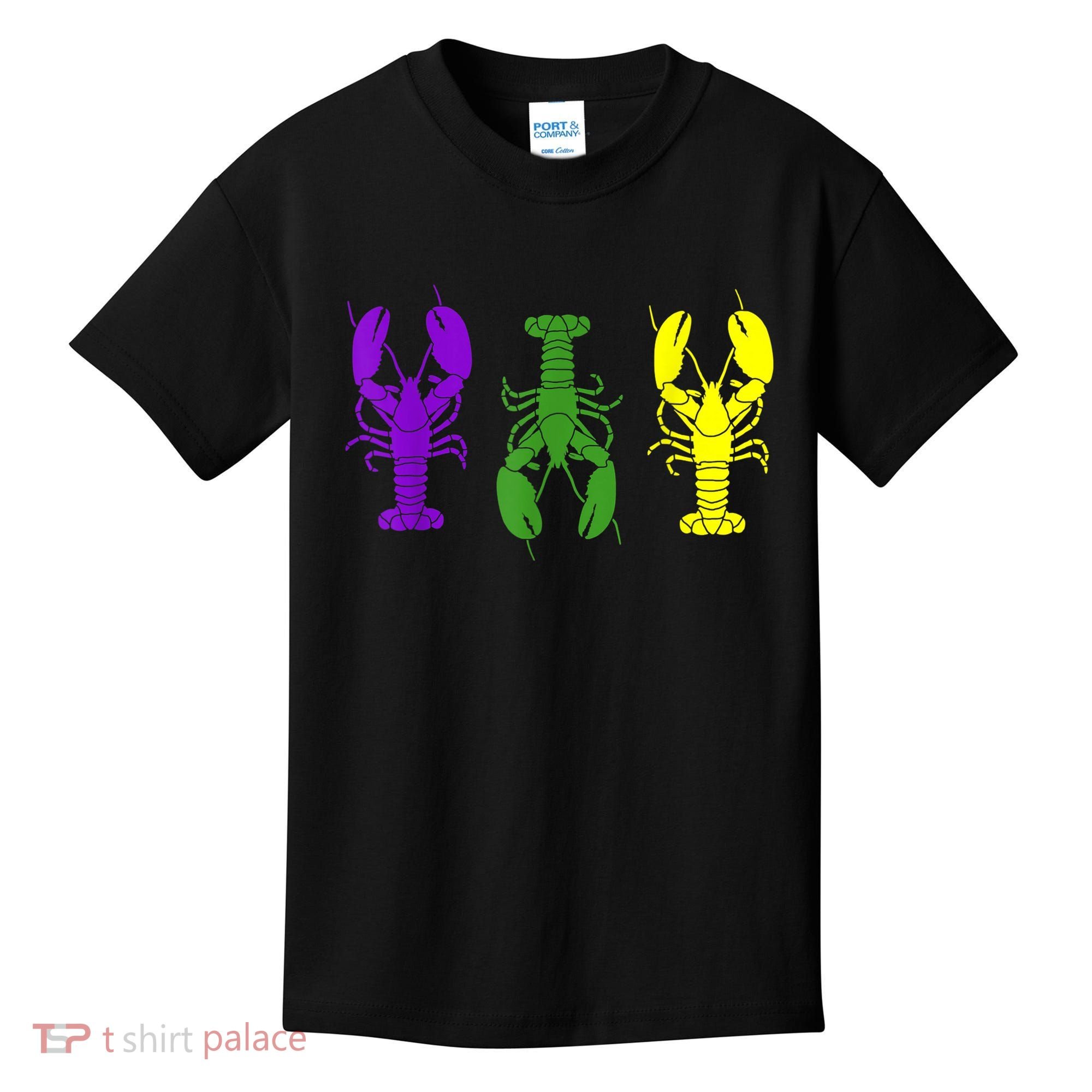 Mardi Gras Shirt, Craw Fish , Mardi Gras Outfit Kids T-Shirt