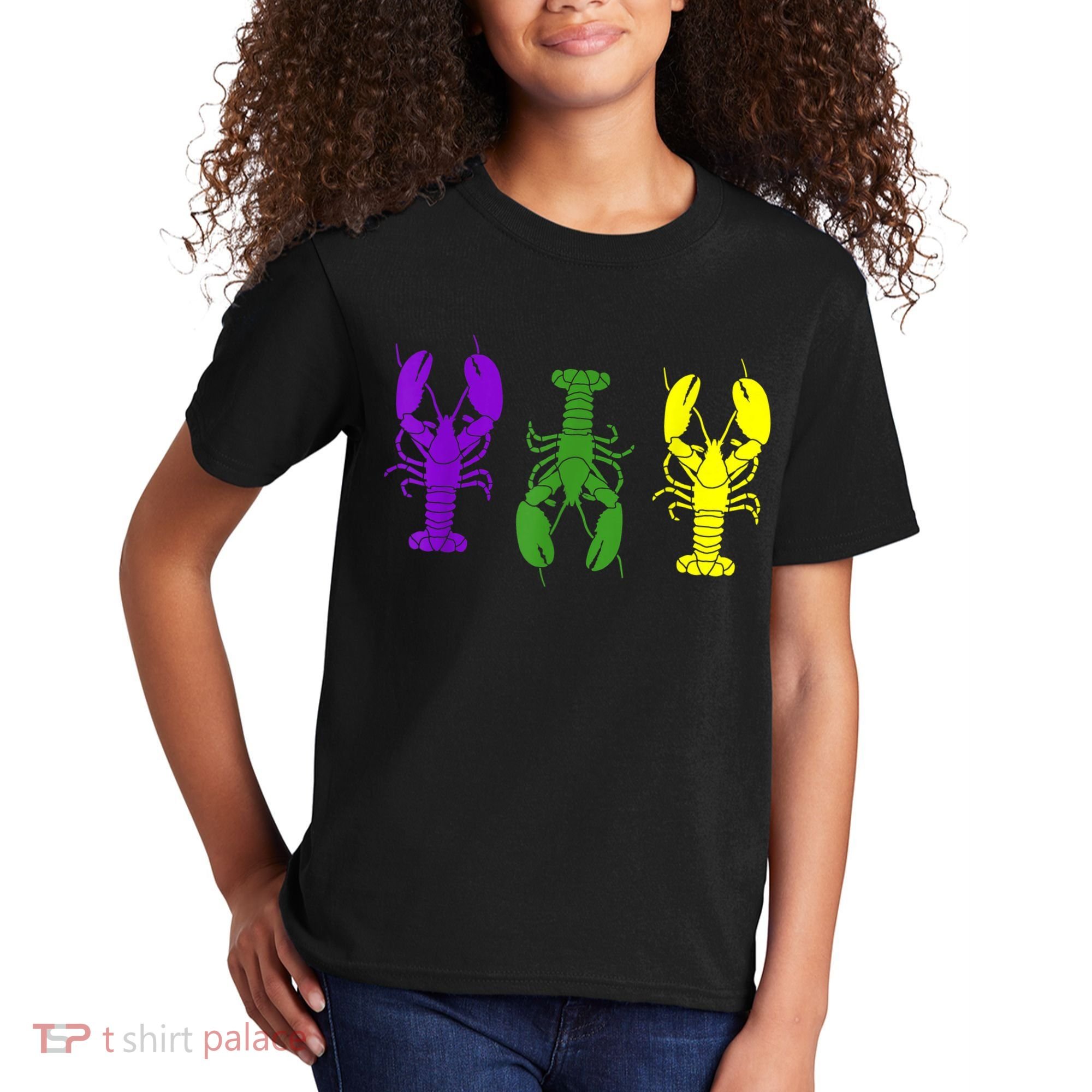 Mardi Gras Shirt, Craw Fish , Mardi Gras Outfit Kids T-Shirt