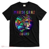 Mardi Gras Squad Party Costume Funny Mardi Gras Squad Festival Party T-Shirt thumb 0