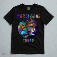 Mardi Gras Squad Party Costume Funny Mardi Gras Squad Festival Party T-Shirt thumb 5
