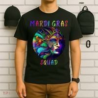Mardi Gras Squad Party Costume Funny Mardi Gras Squad Festival Party T-Shirt thumb 6