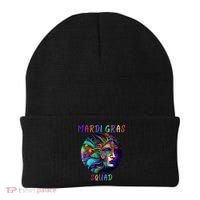 Mardi Gras Squad Party Costume Funny Mardi Gras Squad Festival Party Beanie thumb 0