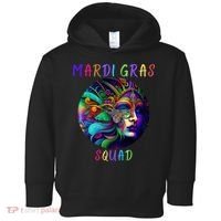 Mardi Gras Squad Party Costume Funny Mardi Gras Squad Festival Party Toddler Hoodie thumb 0