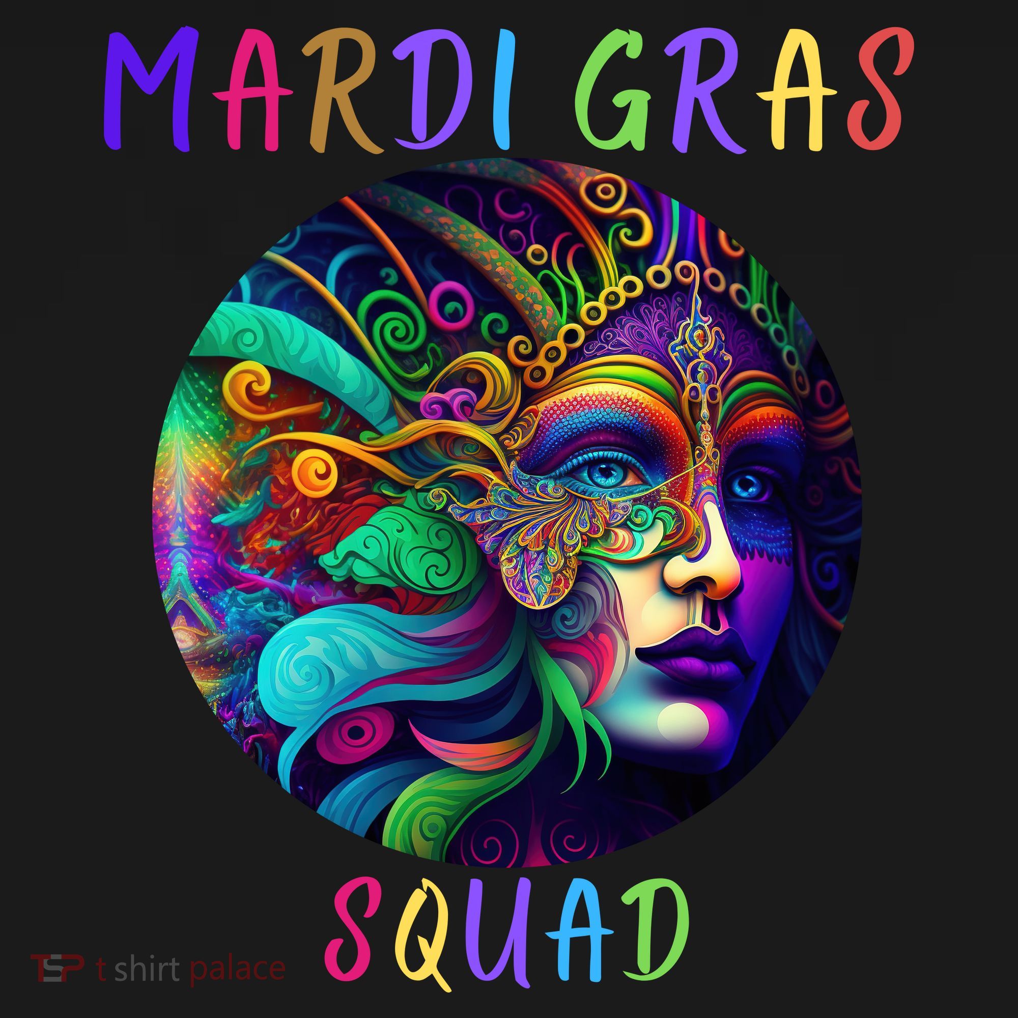 Mardi Gras Squad Party Costume Funny Mardi Gras Squad Festival Party Visor