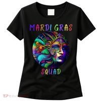 Mardi Gras Squad Party Costume Funny Mardi Gras Squad Festival Party Women's T-Shirt thumb 0