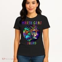 Mardi Gras Squad Party Costume Funny Mardi Gras Squad Festival Party Women's T-Shirt thumb 4