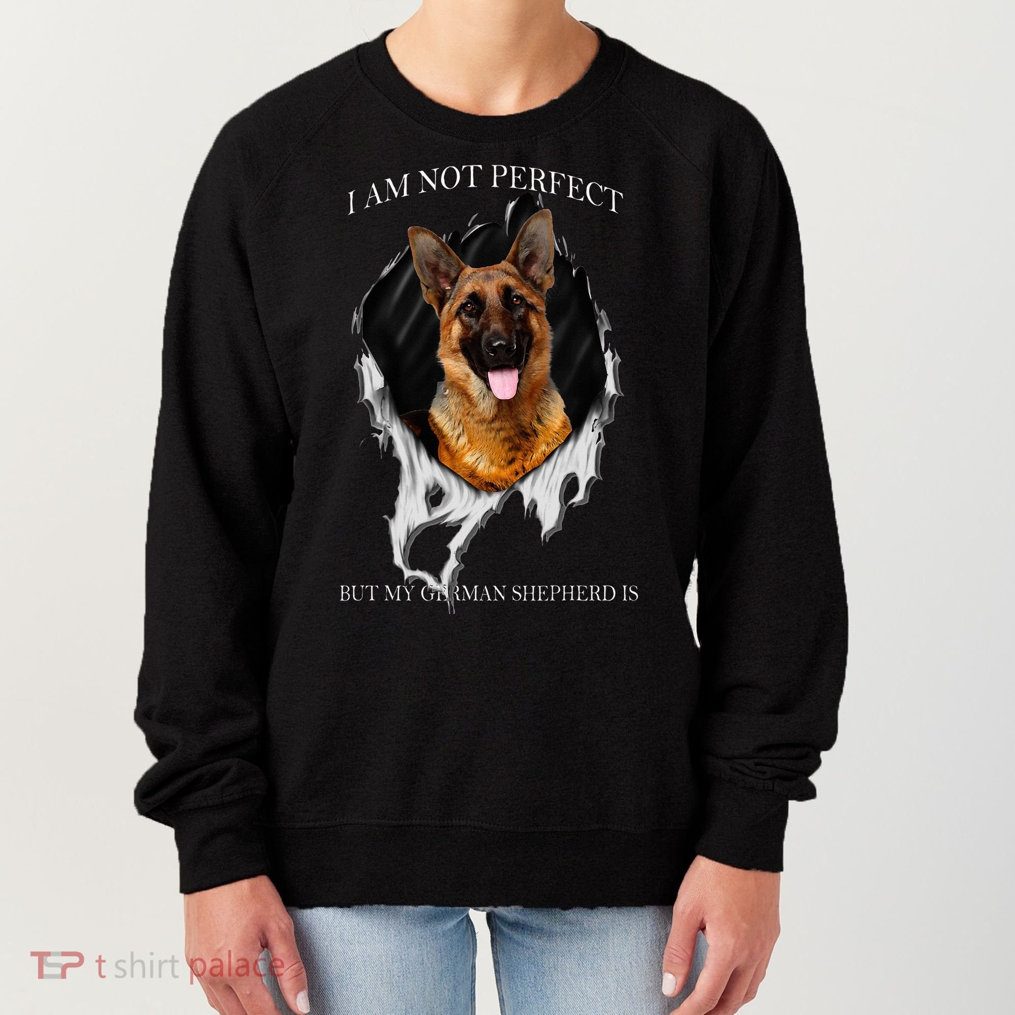 My German Shepherd Is Perfect Dogs Women's Sweatshirt