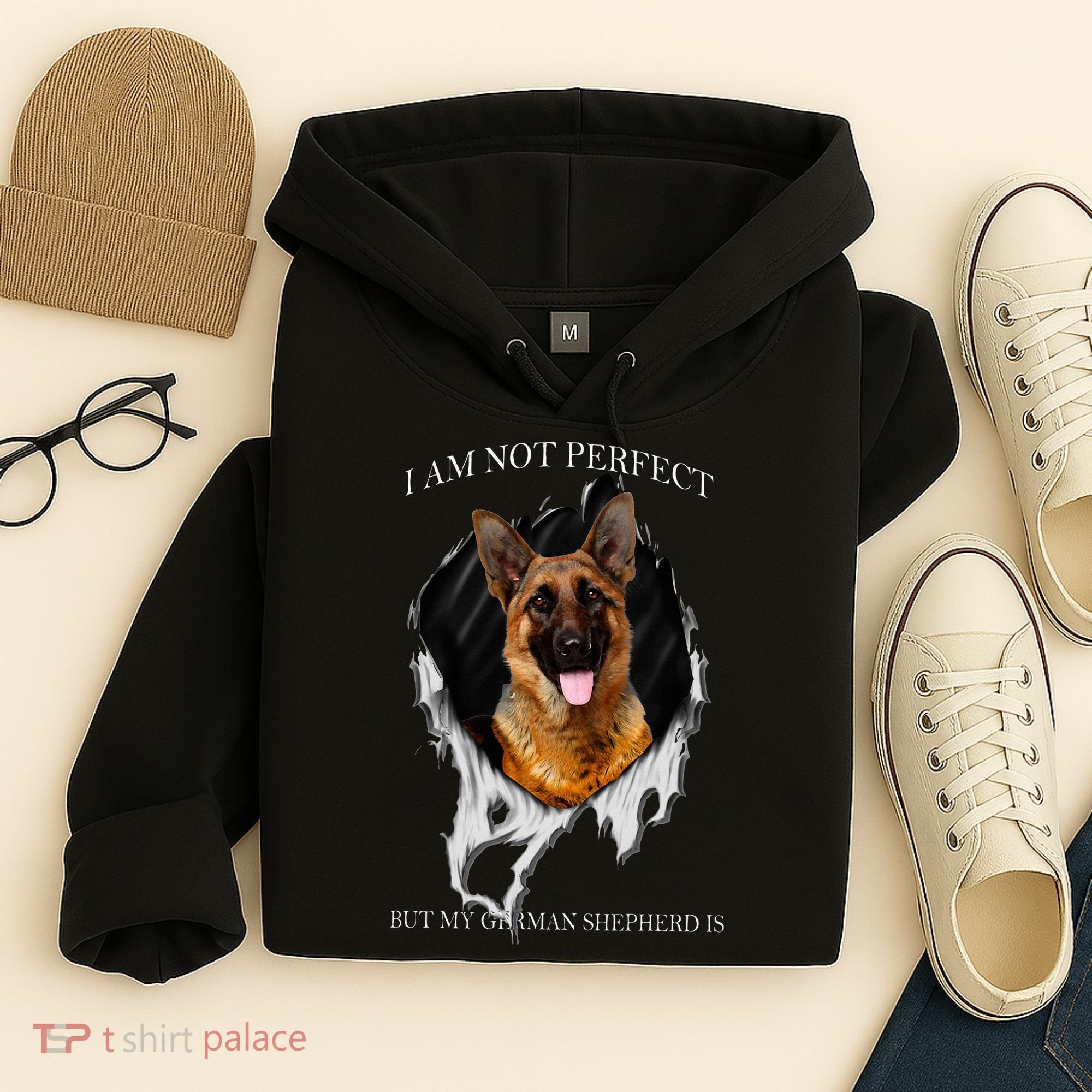 My German Shepherd Is Perfect Dogs Hoodie