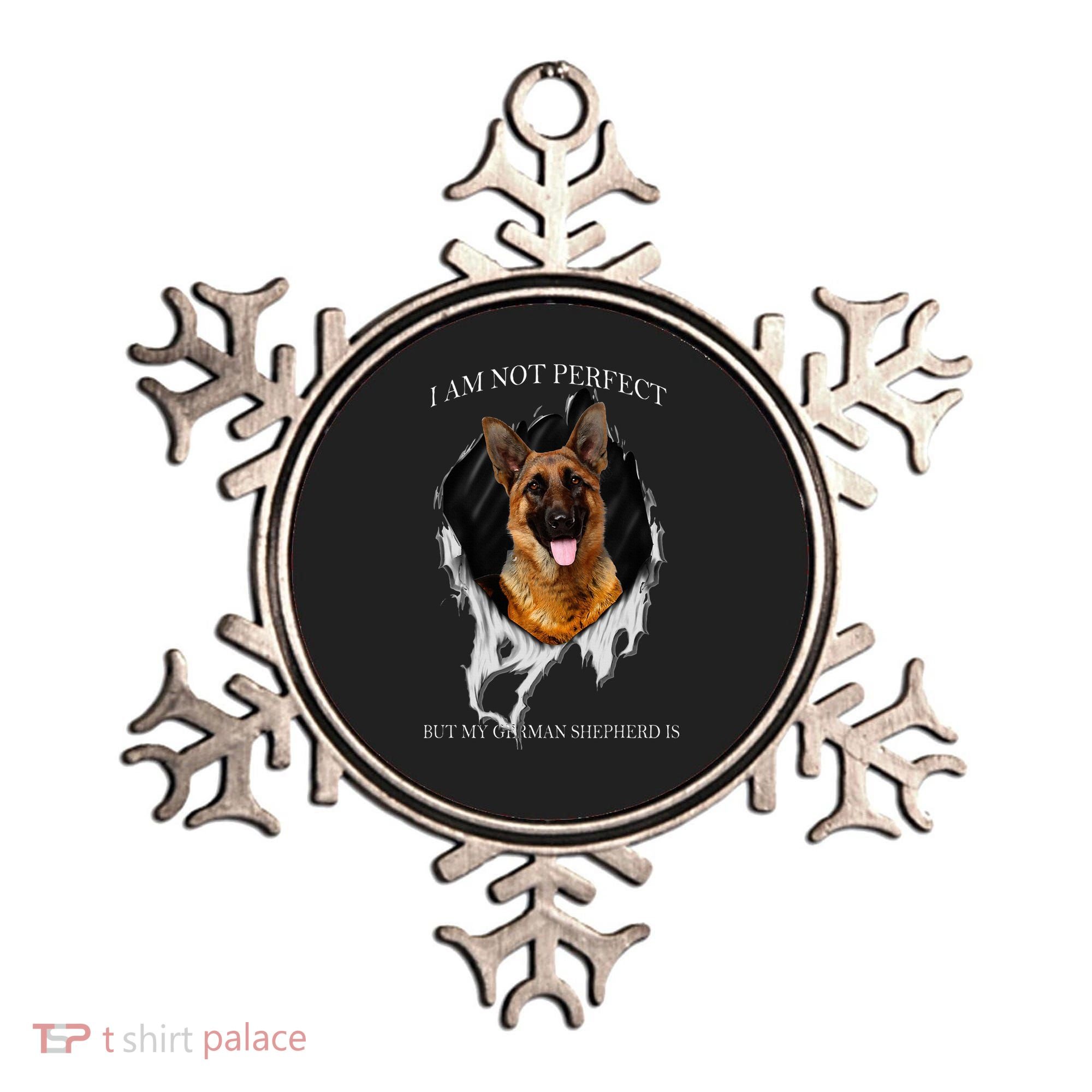 My German Shepherd Is Perfect Dogs Ornament