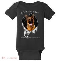 My German Shepherd Is Perfect Dogs Baby Bodysuit thumb 0