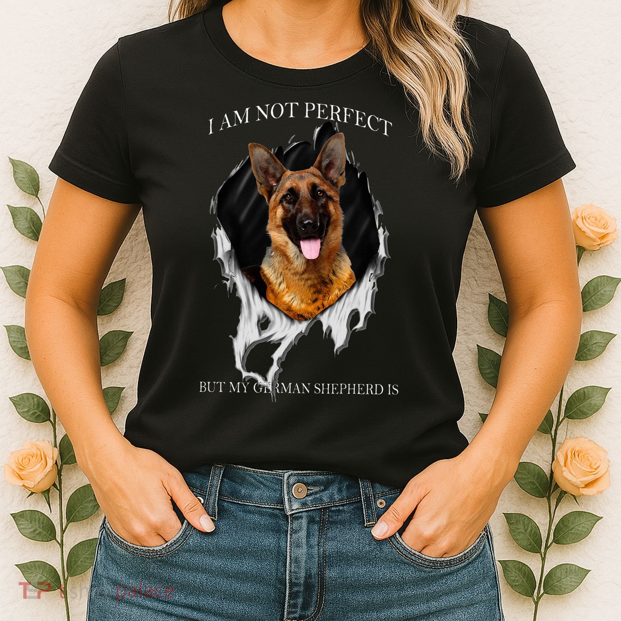 My German Shepherd Is Perfect Dogs Women's T-Shirt